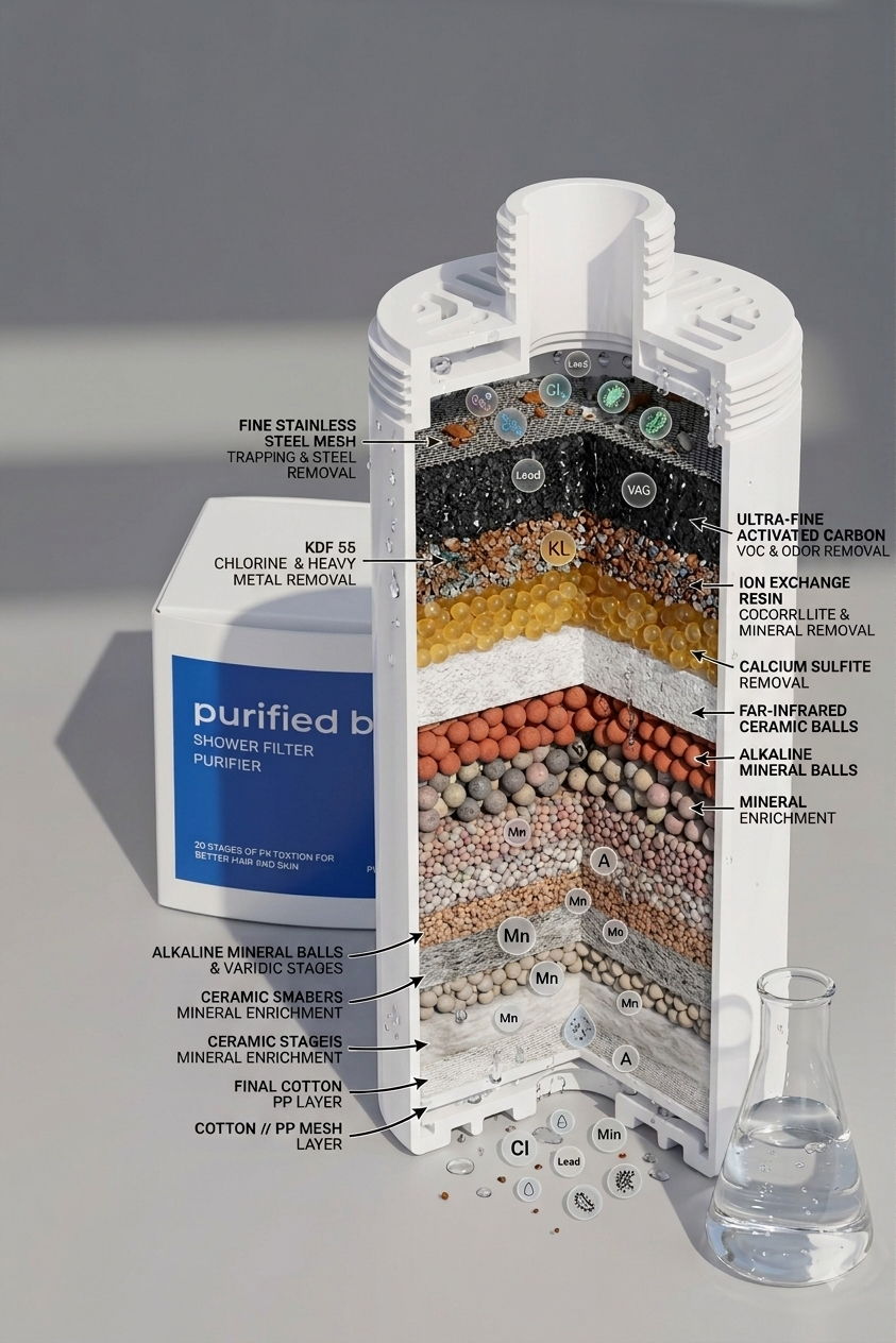 The 24-stage filtration system