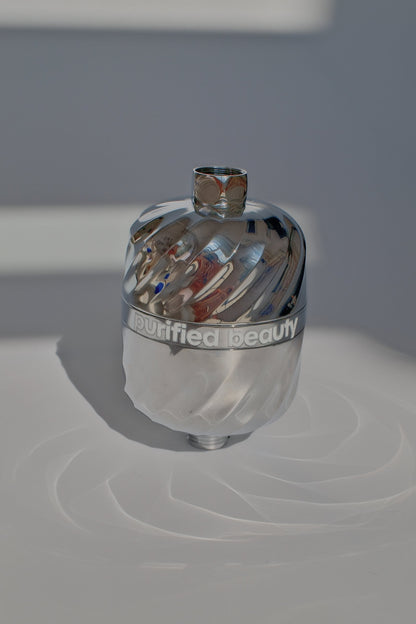 Purified Beauty chrome shower filter