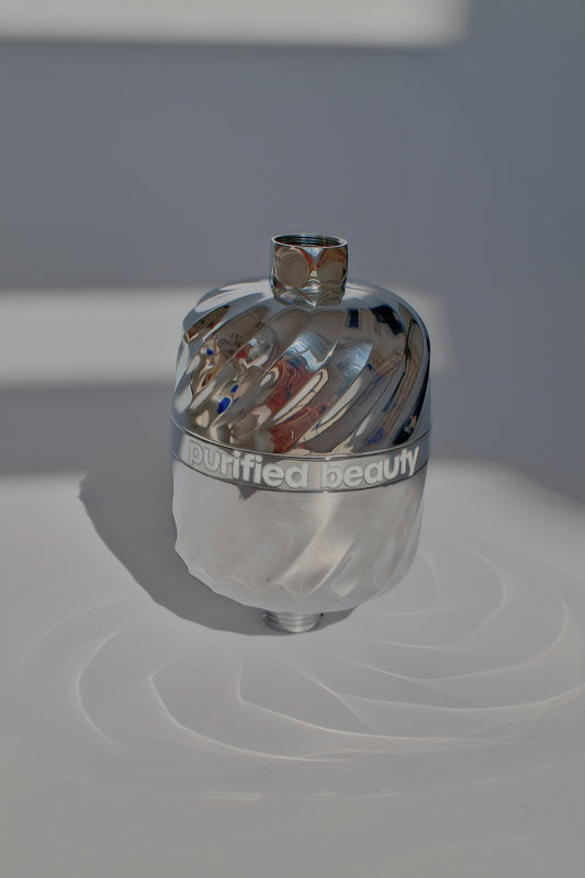 Purified Beauty chrome shower filter