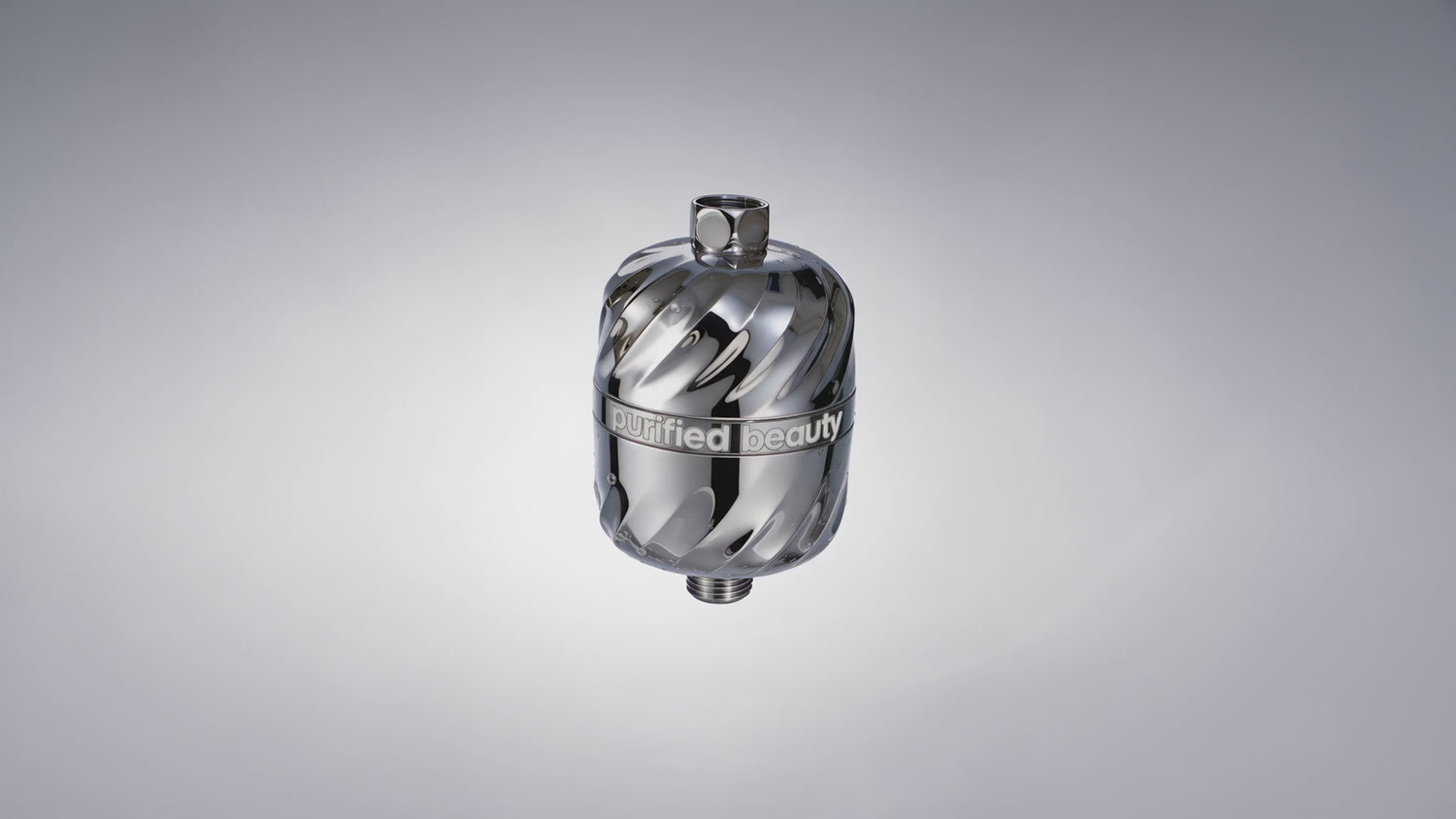 Purified Beauty shower filter cutaway animation